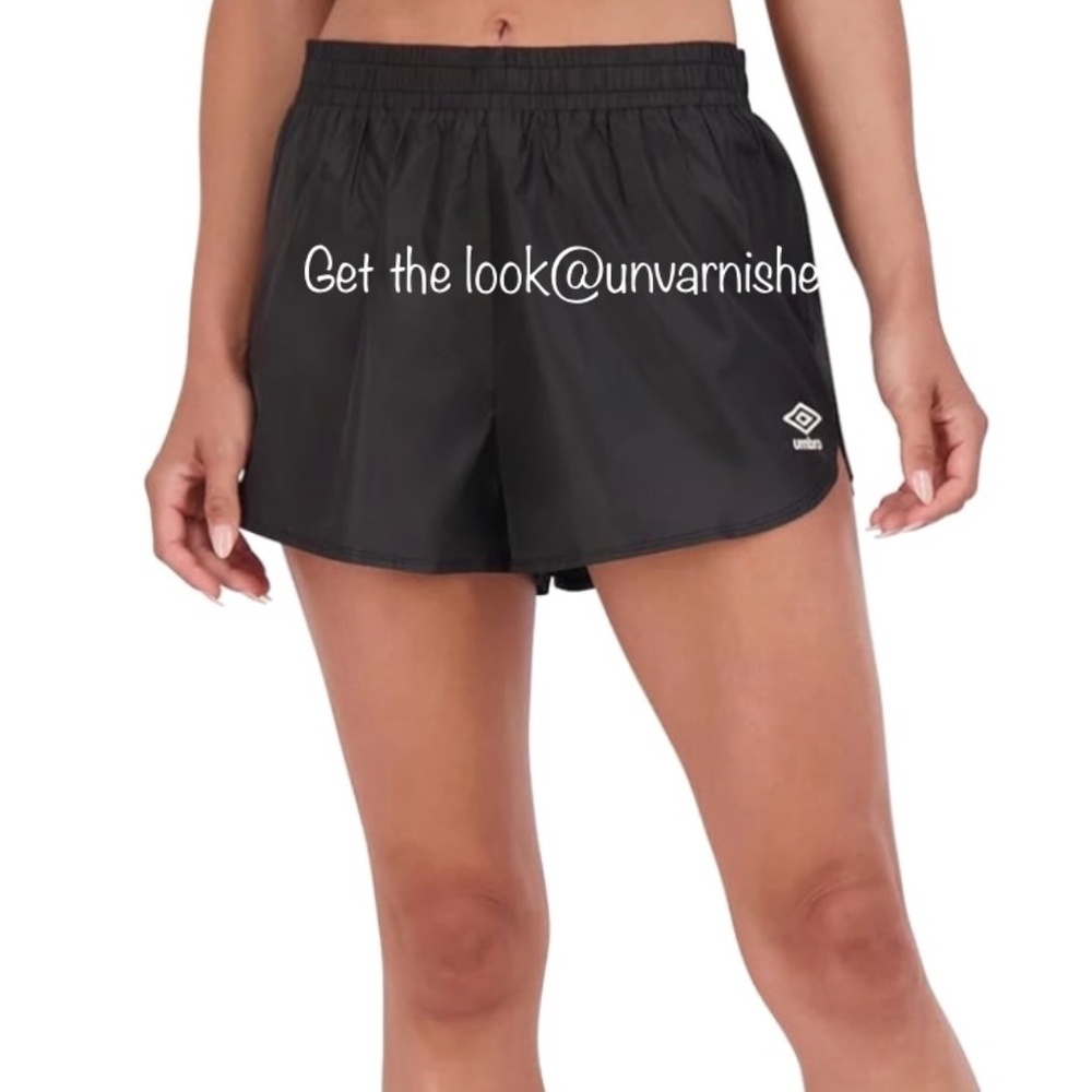 Umbro Black Nylon Shorts